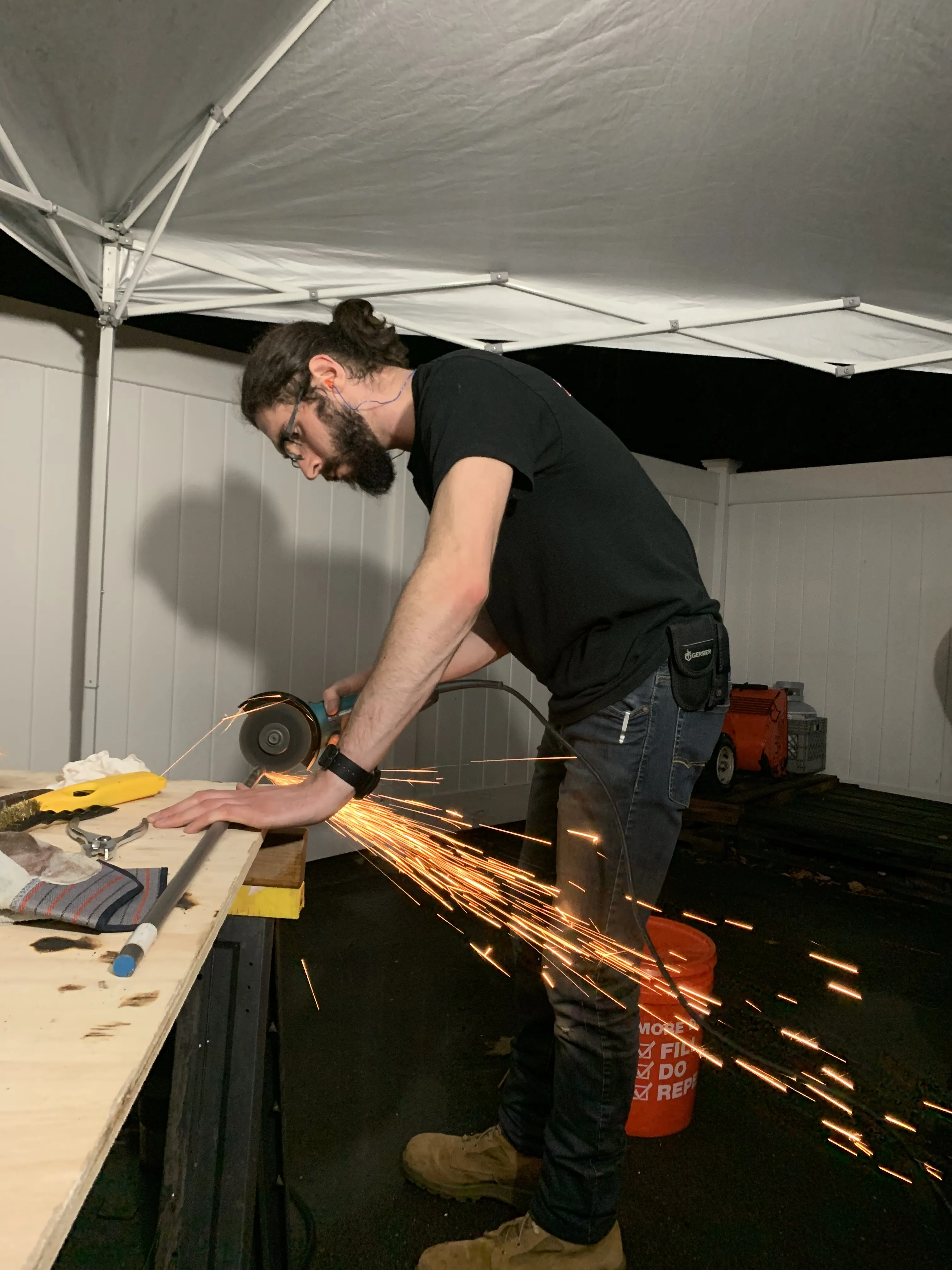 Sparks flying