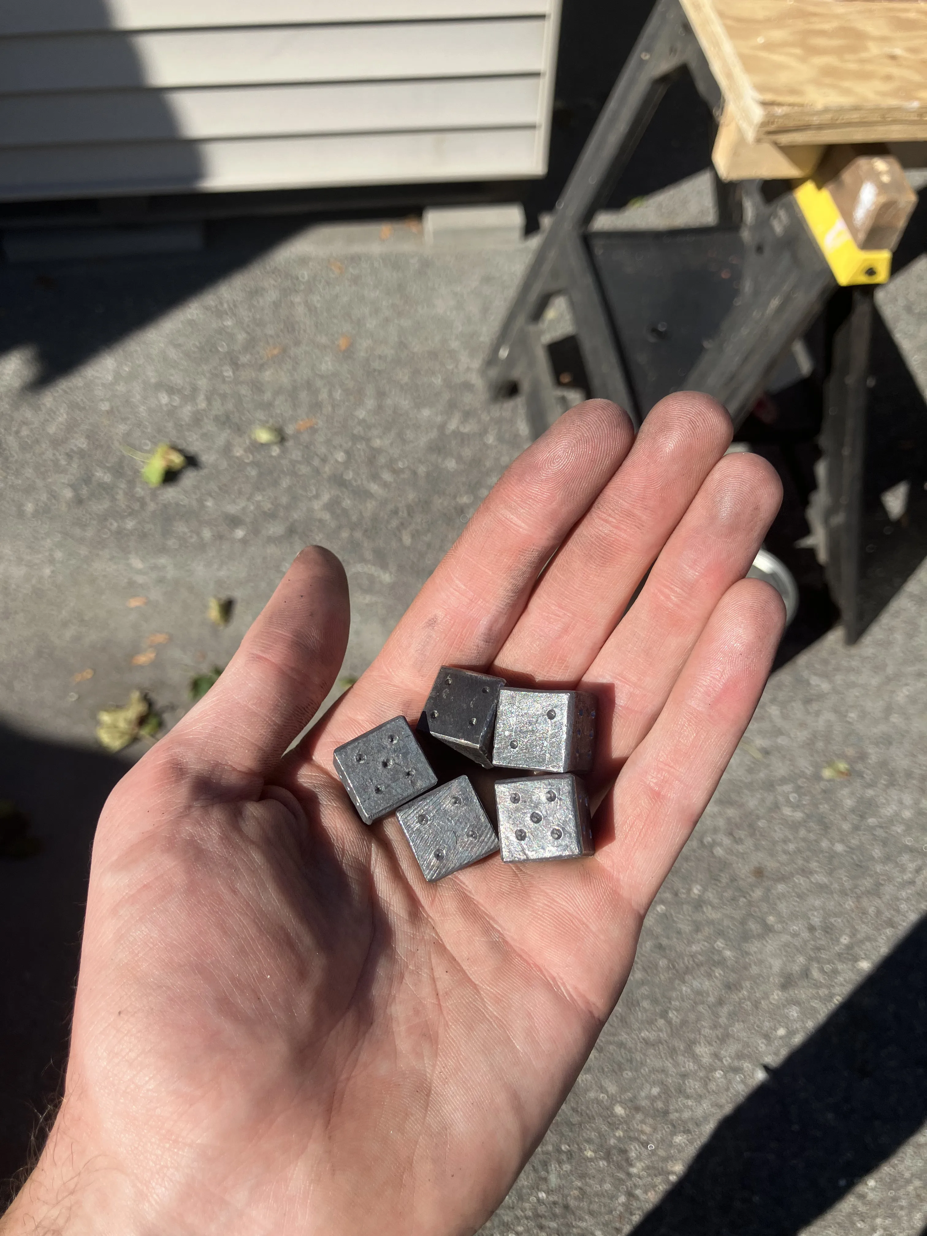 Forged dice