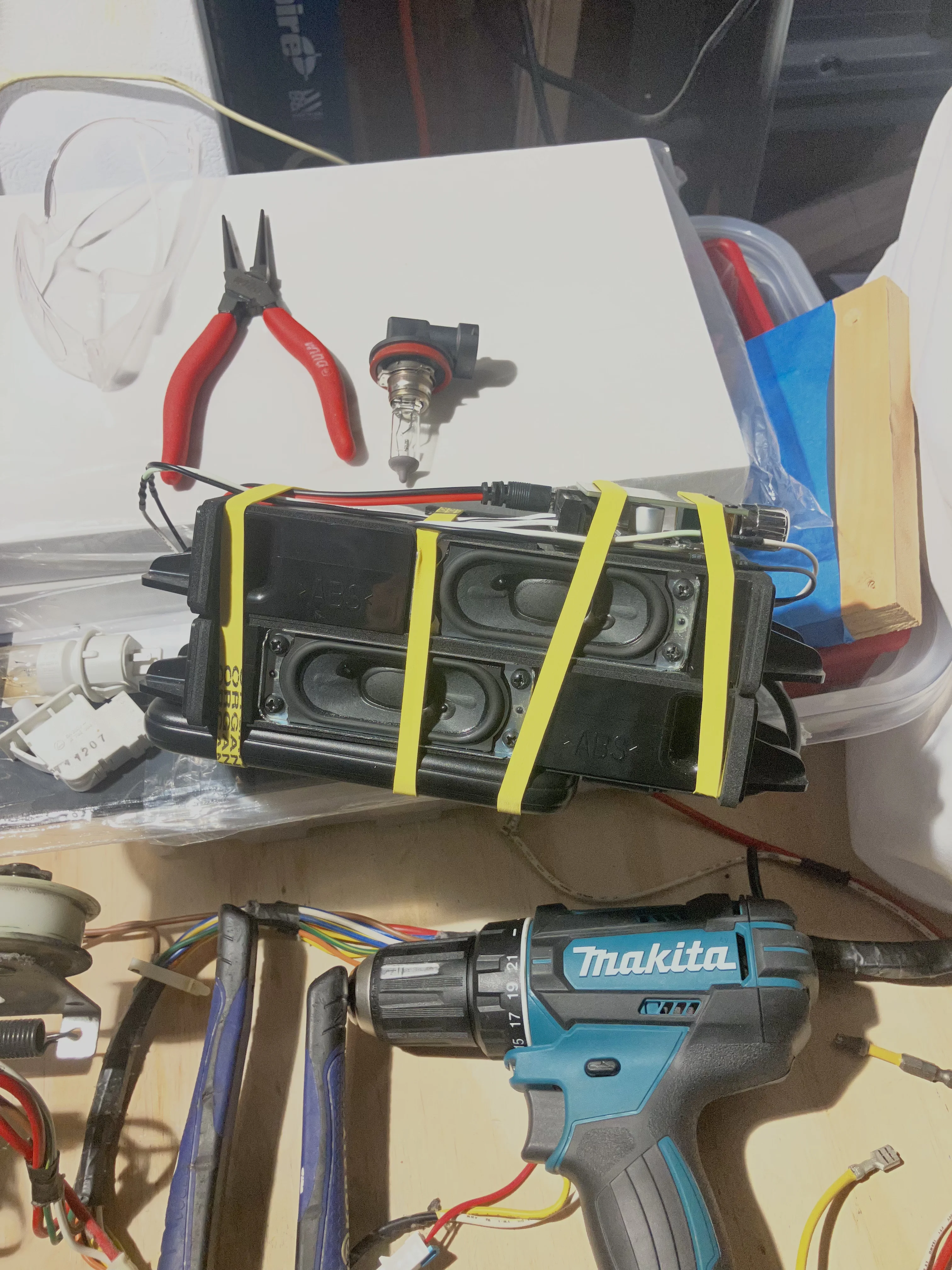 Bluetooth speaker build in progress